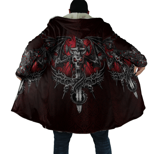 Beebuble Red Skull Swords Winter Shirts