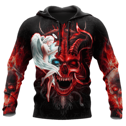 Beebuble Red Snow Skull Unisex Shirts
