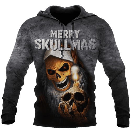 Beebuble Merry Skullmas Santa Claus Skull Unisex Shirts