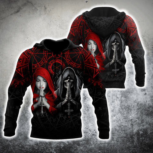 Beebuble Angel And Demon Hoodie For Men And Women