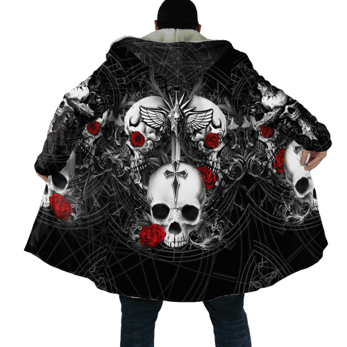 Beebuble Skulls and Flowers Winter Shirts