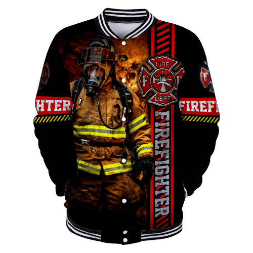 Beebuble Brave Firefighter Baseball jacket Shirts TNA