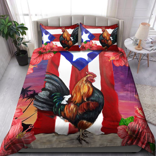 Beebuble Puerto Rico Symbol 3D All Over Printed Bedding Set SN13092201