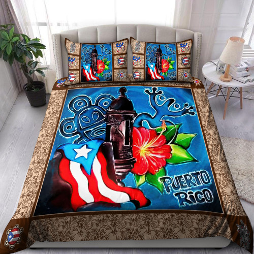 Beebuble My Home Is Puerto Rico Bedding Set