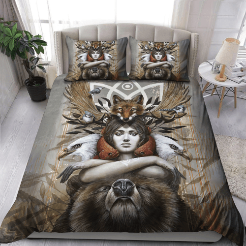 Beebuble Native American 3D All Over Printed Bedding Set KL30082202