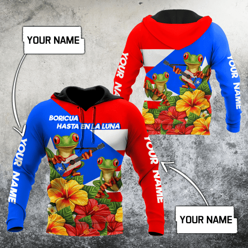 Beebuble Customize Name Puerto Rico Hoodie For Men And Women MH.S