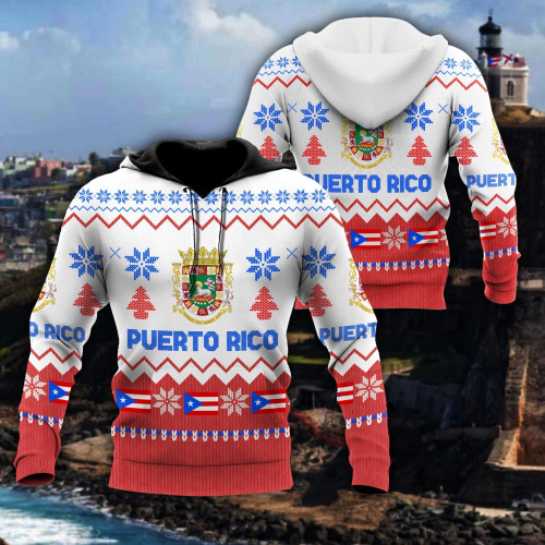 Beebuble Chrismast For Puerto Rico Hoodie For Men And Women DQB