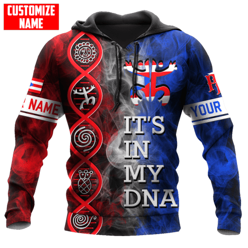 Beebuble Personalized Puerto Rico It's In My DNA Hoodie