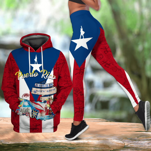 Beebuble Puerto Rico D Combo Hoodie and Legging