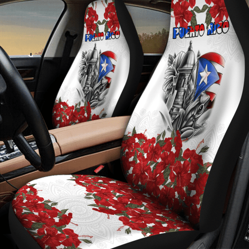 Beebuble Maga Flower Puerto Rico Car Seat Cover MH