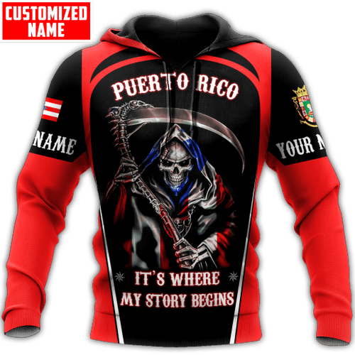 Beebuble Personalized Name Puerto Rico Unisex Shirts