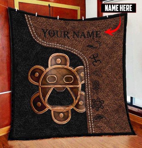 Beebuble Customize Name Puerto Rico Printed Quilt