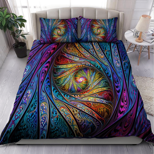 Colorful Rolling Hippie Bedding Set PD19072201