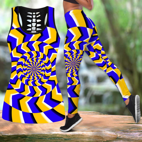 Beebuble Psychedelic Circle Hippie Combo Outfit DQB-TQH