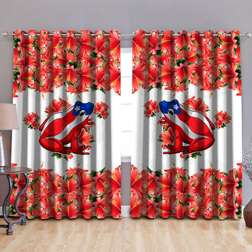 Beebuble Maga Flower Puerto Rico Window Curtains MH