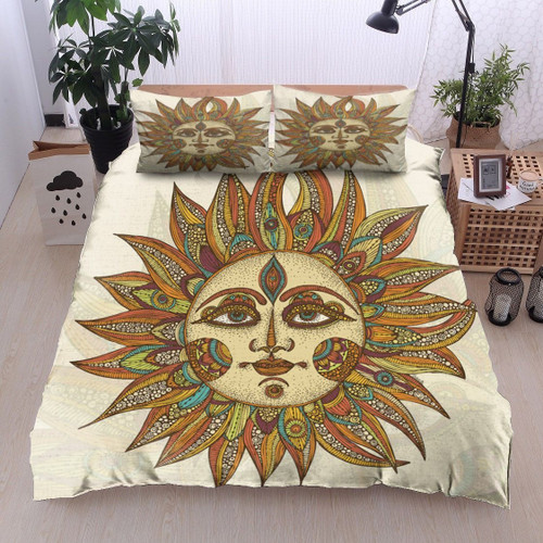 Cool Sun Hippie Art Bedding Set TQH200750