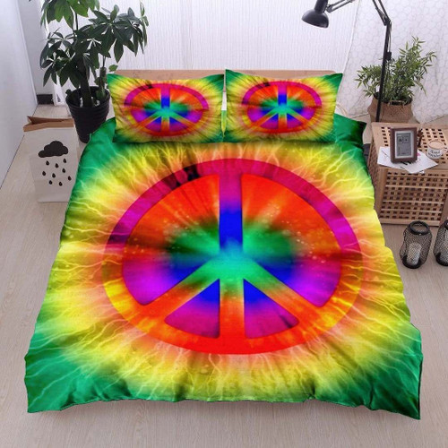 Colorful Hippie Symbol Bedding Set TQH200733