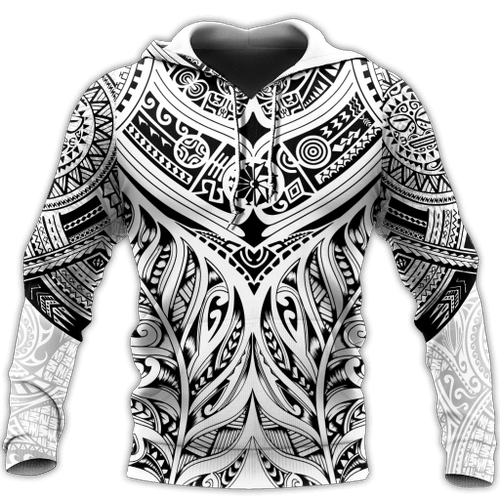 Beebuble Maori Fern Tribal Tattoo 3D Full Printed Unisex Shirts