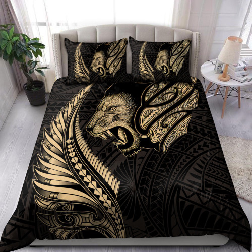 Beebuble Aotearoa Lion Maori Fern 3D All Over Printed Bedding Set NTN13092201