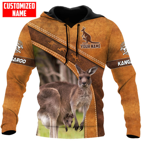 Kangaroo Leather cover Custom name printed shirts Tmarc Tee KL22072203