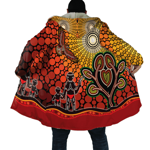Tmarc Tee Eagle Aboriginal Indigenous All Over Printed Cloak