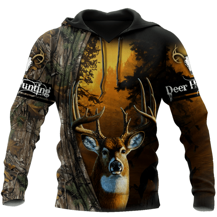 Hunting Deer and Drinking Beer 3D All Over Print Hoodie