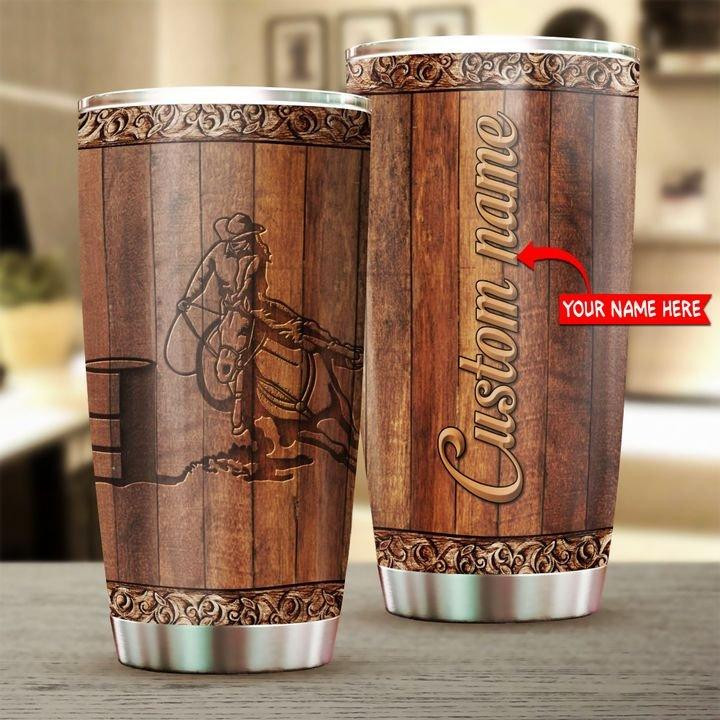 Barrel racing Personalized Stainless Steel Tumbler