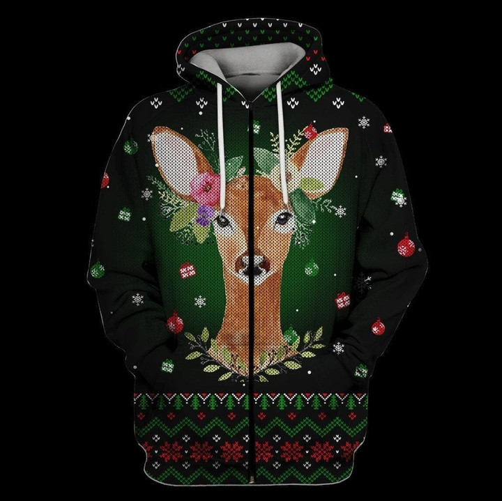 Deer Christmas DC Fashion DC042 - Amaze Style™-Apparel