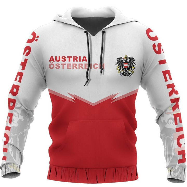 Austria Flag Hoodie - Energy Style Ver NVD1266 - Amaze Style™-Apparel
