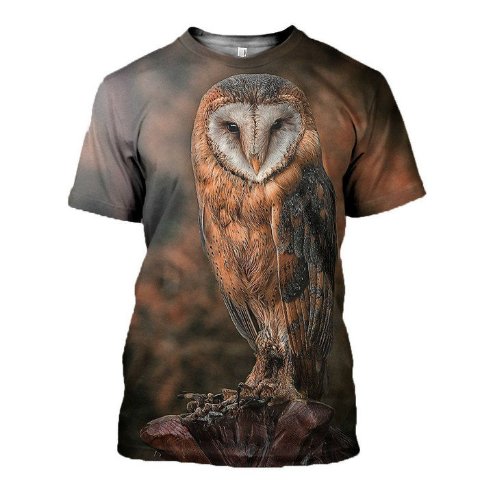 3D All Over Printed Owl Royal Shirts and Shorts - Amaze Style™-Apparel