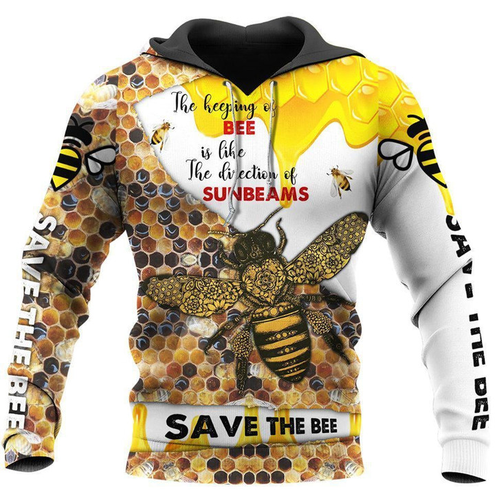 Save The Bee 3D All Over Printed Shirts For Men And Women MP940 - Amaze Style™-Apparel