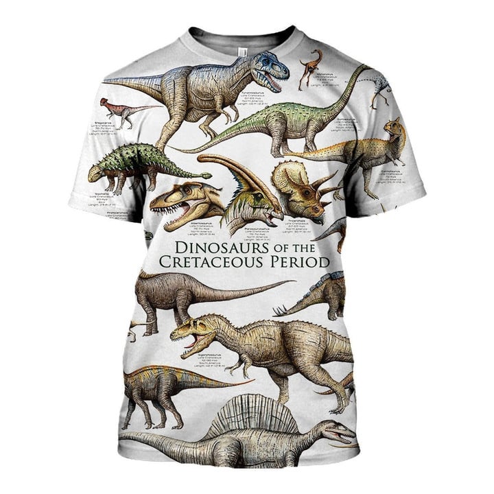 3D All Over Printed Dinosaurs Shirts and Shorts - Amaze Style™-3D All Over Printed Clothes