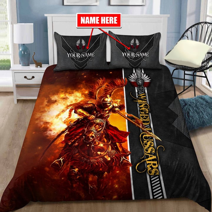 Personalized Polish Winged Hussars Bedding Set Limited Version 1