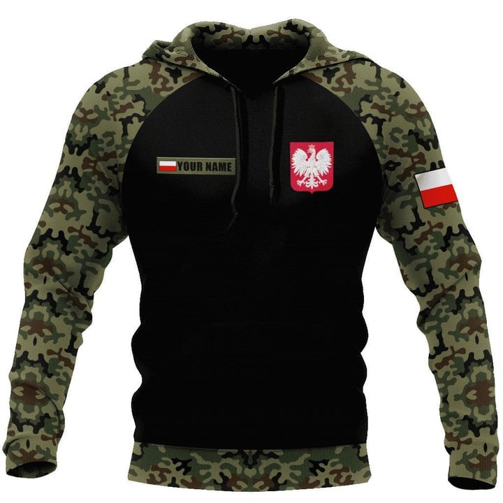 Personalized Polska Coat Of Arms 3D All Over Printed Unisex Hoodie