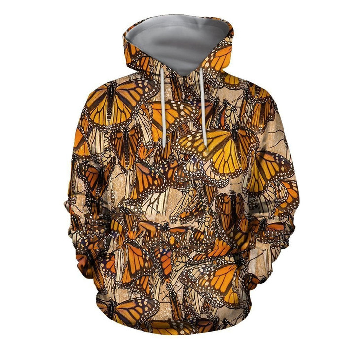 3D All Over Print Butterflies Hoodie - Amaze Style™-Apparel
