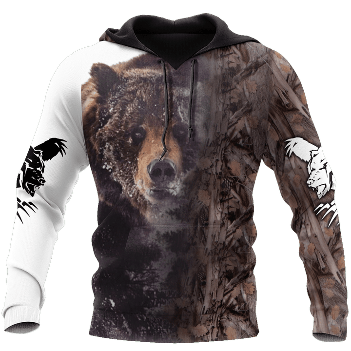 Bear Hunting 3D All Over Printed Shirts For Men