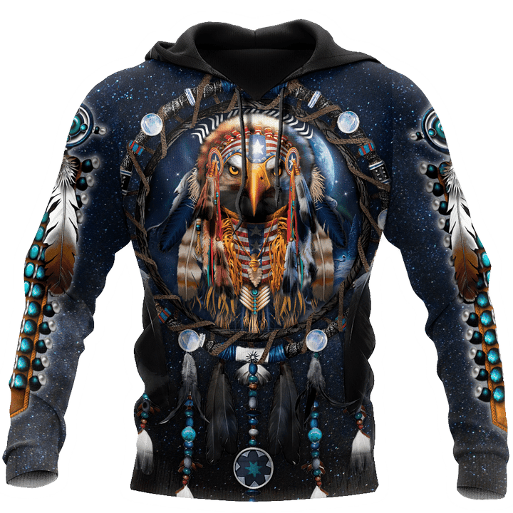 Eagle Dreamcatcher Native American Hoodie 3D All Over Printed Shirts Pi09092001-LAM