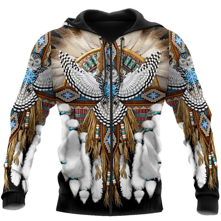 Eagle Native American Hoodie 3D All Over Printed Shirts VP19092003-LAM