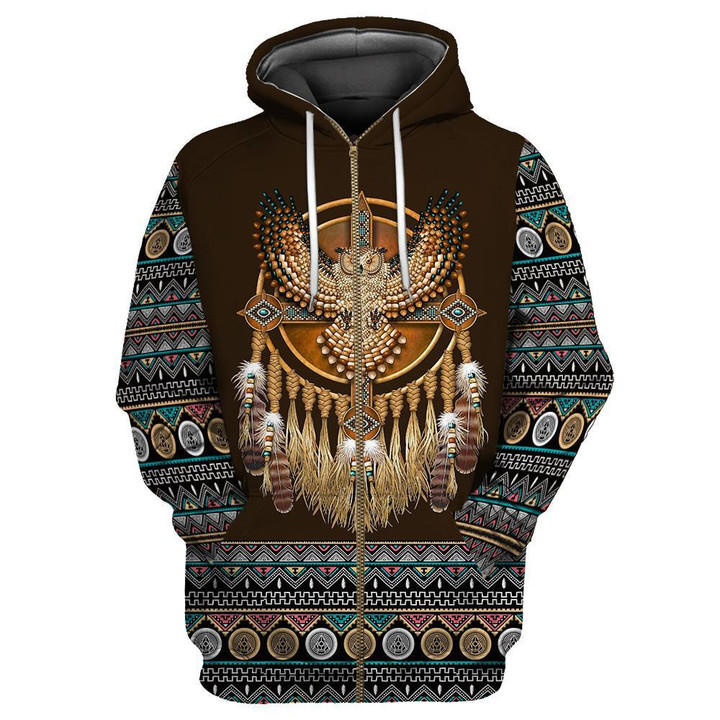 Native American Dreamcatcher 3D All Over Printed Shirts For Men