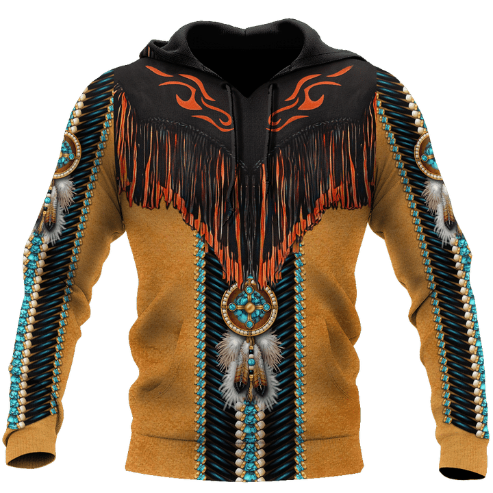 Premium Native American Hoodie 3D All Over Printed Shirts DA17112002CLVH-LAM