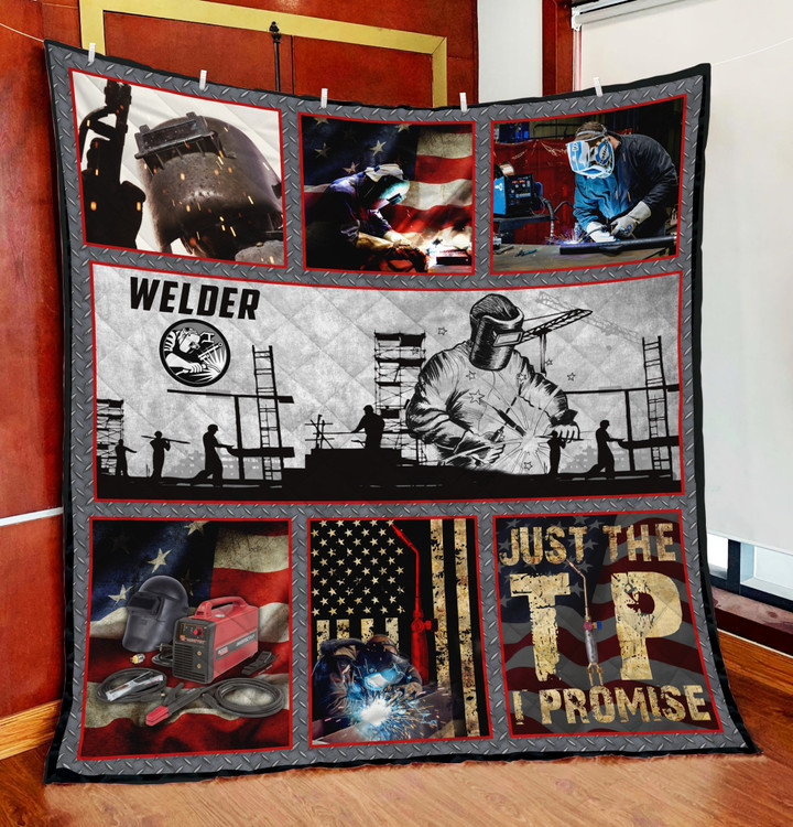 Premium Welder Just The Tip I Promise Quilt MEI