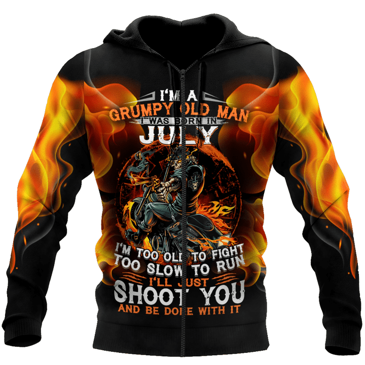Old man with a gun MH2505201 - Amaze Style™-Apparel