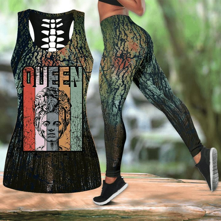 Queen African Culture Legging & Tank top ML240604-Apparel-ML-S-S-Vibe Cosy™