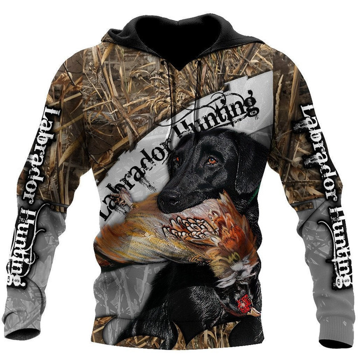 Duck Hunting Camo Over Printed Unisex Deluxe Hoodie ML