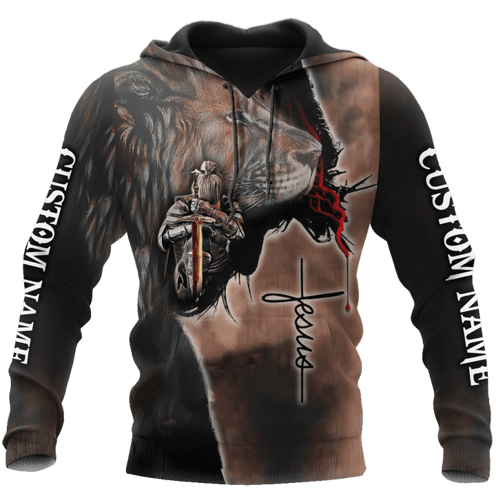 Premium Unisex Hoodie 3D All Over Printed Easter Day Christian Jesus Custom Name No16 ML