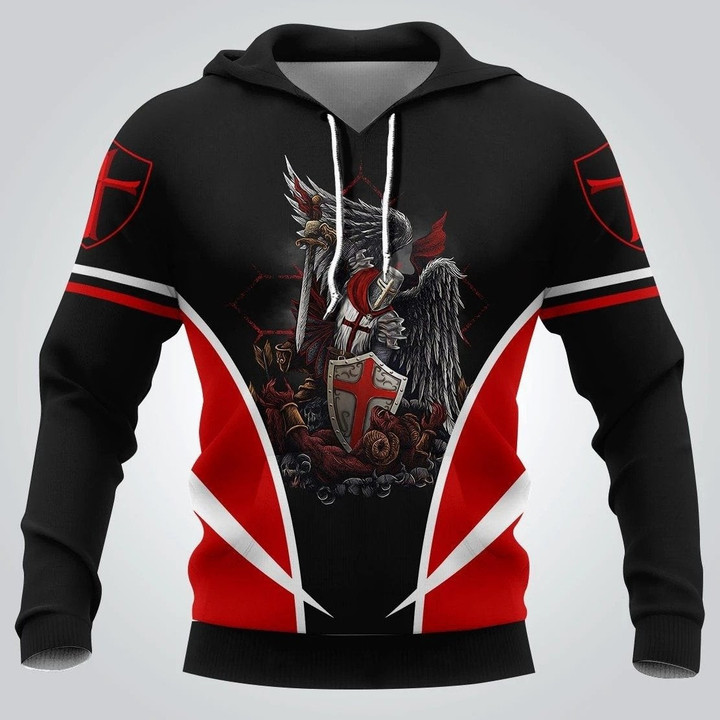 KNIGHTS TEMPLAR 3D ALL OVER SHIRTS FOR MEN AND WOMEN MP936 - Amaze Style™-Apparel
