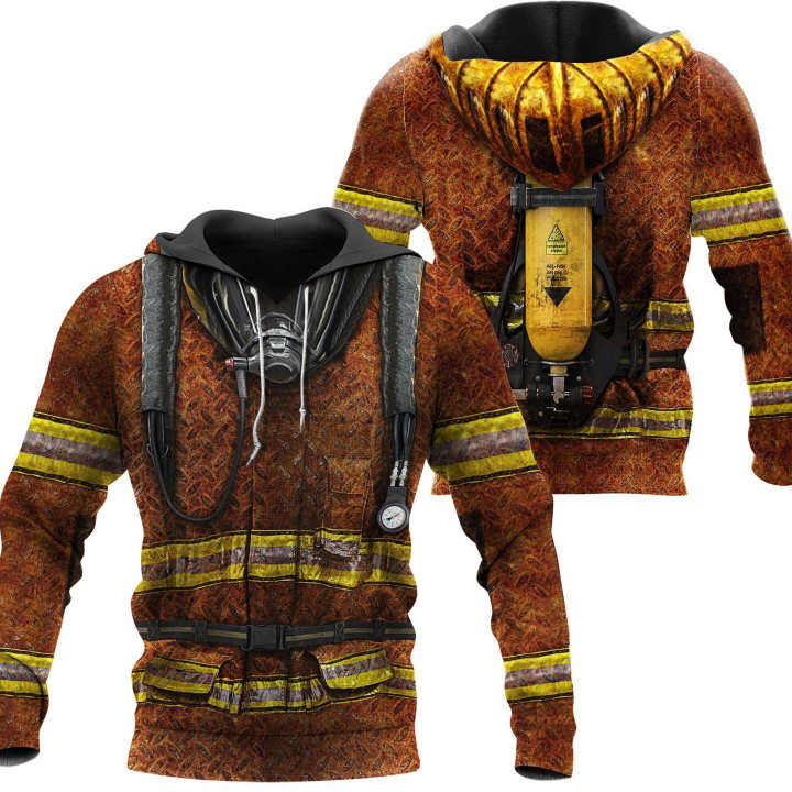 FIRE FIGHTER 3D ALL OVER PRINTED SHIRTS MP790 - Amaze Style™-Apparel