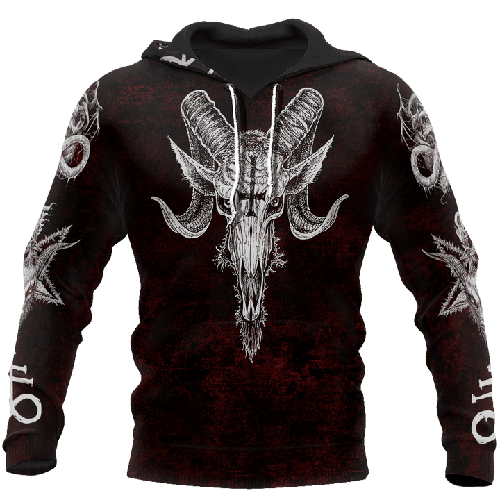 Satanic Tribal 3D All Over Printed Hoodie Shirts For Men And Women MP180305a - Amaze Style™-Apparel