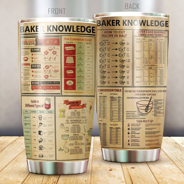 Baking Knowledge Tumbler Cup Premium MPT22 - Amaze Style™-Tumbler