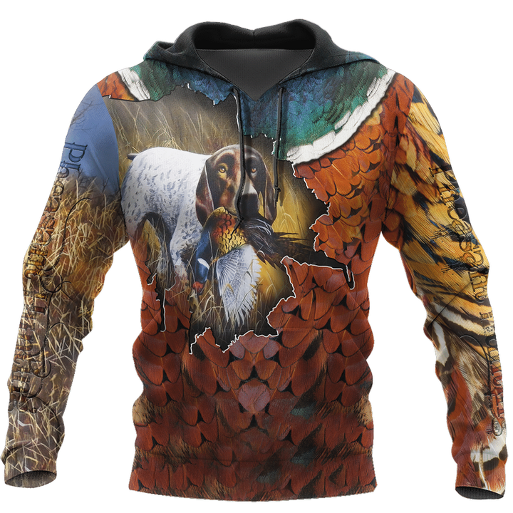 Pheasant GSP Hunting 3D All Over Printed Shirts For Men And Women AZ100102 - Amaze Style™-Apparel